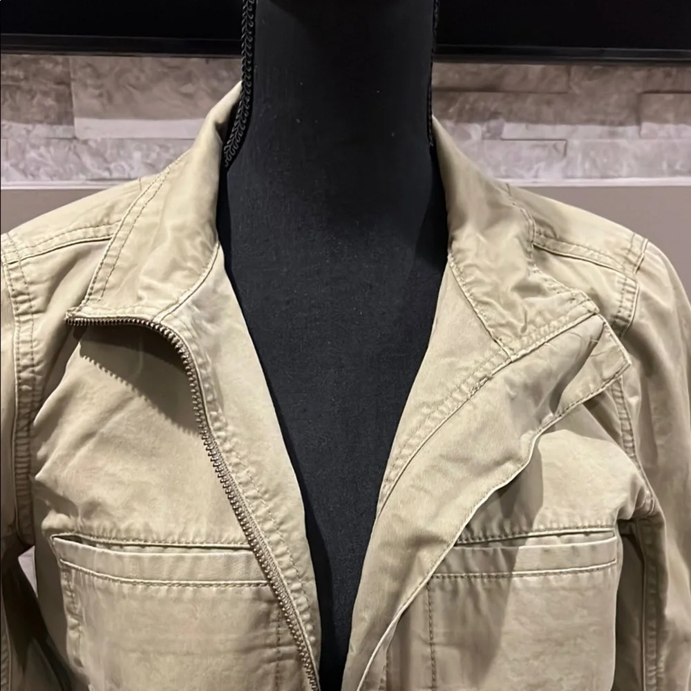 J Crew military green utility jacket size XS